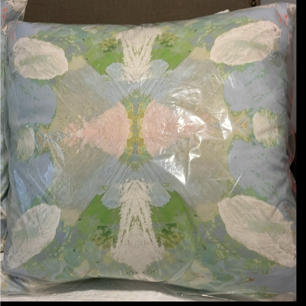 One Laura Park Designs Elephant Falls 26x26 Pillow